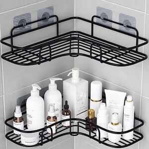 1pc Bathroom Shelf,  Shower Caddy Rack,  Bathroom Kitchen No Punching